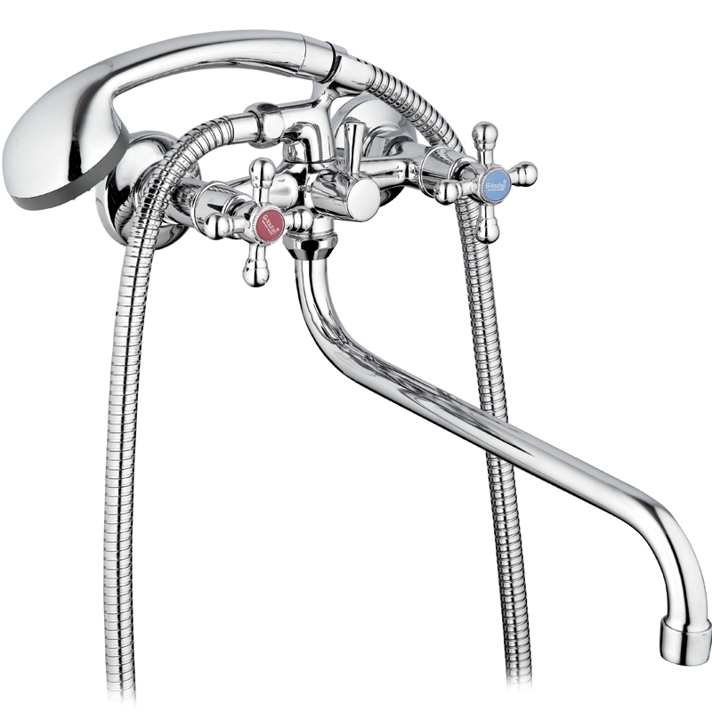 Смеситель для ванны и умывальника 1/2кер Glauf JMX7-A605 картр.перекл