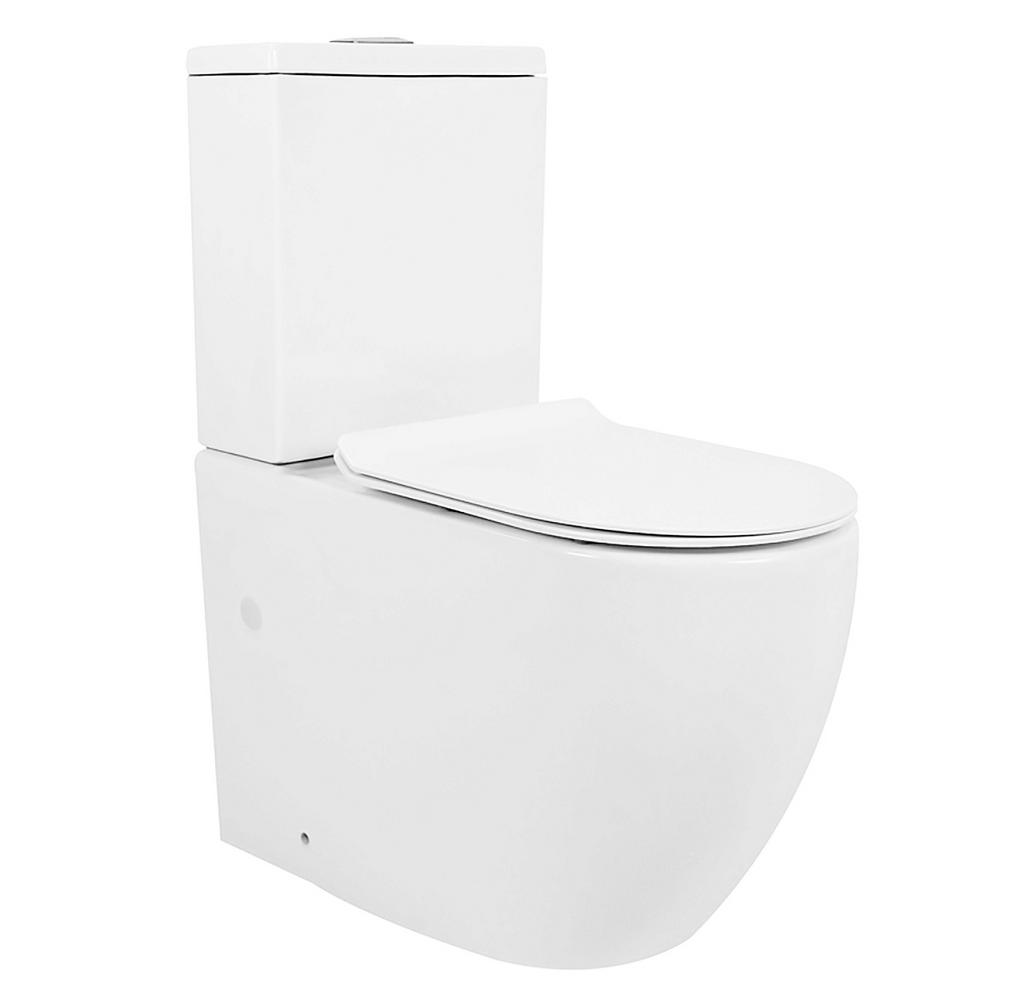 Унитаз напольный безободковый с сиденьем микролифт AZ-2062S CORSA Azario