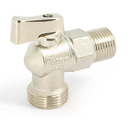 Кран шаровой НН 1/2"х3/4" для подключения стиральной и посудомоечной машин 181N2300 / 181C2300  Uni-Fitt