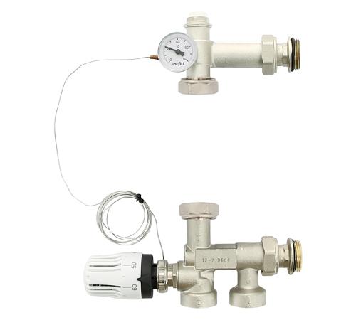 Насосно-смесительная группа SOLOMIX Mini 1", без насоса 474M1100 UNI-FITT