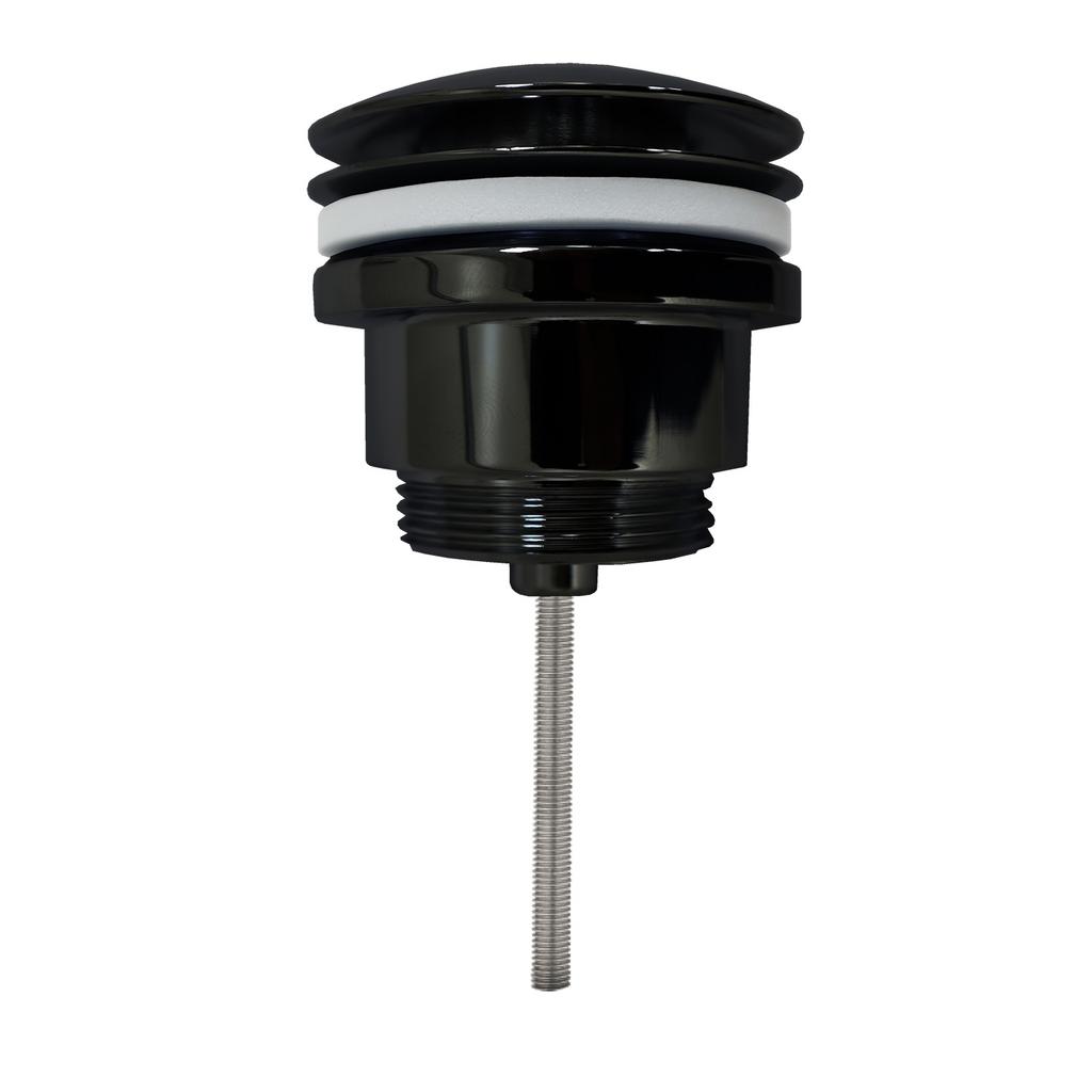 Донный клапан для умывал. 1 1/4 латунь,черный,Clic-clac AZ-105-BL Azario