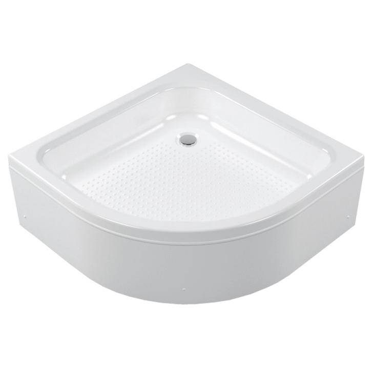 Поддон акрил 90х90х15 полукруг d50(каркас+экран)выс.30 см