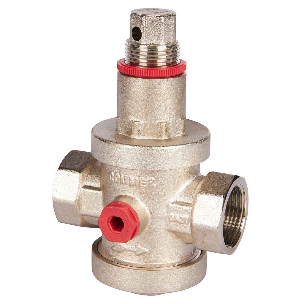 Редуктор давления 3/4 Вн/Вн с вых.под маном. Rommer RVS-0008-000020