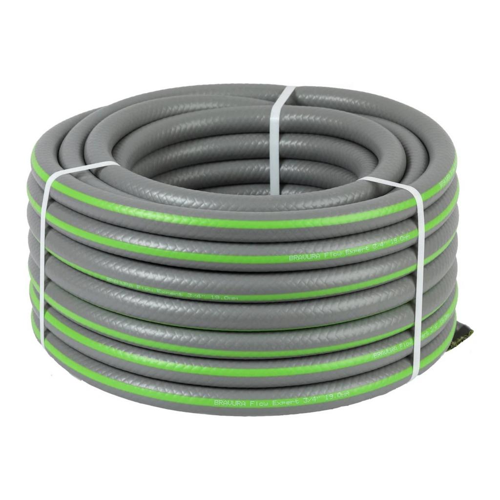 Шланг 1/2 полив. арм. непрозр. 3-слойный 13мм ПВХ Bravura Flow Expert Grey