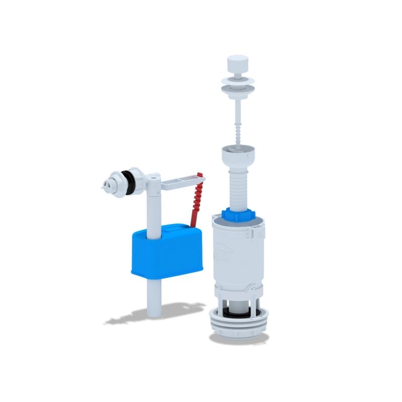 Набор для смывного бачка 1/2" боковой подвод,пластик WC4050 АНИпласт