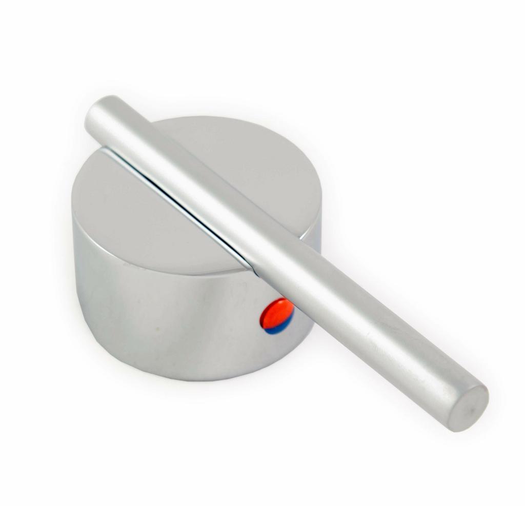 Ручка смешивания воды круглая, металлическая, под квадрат для душевой кабины