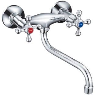 Смеситель F4608 для кухни настенный 1/2 кер FRAP