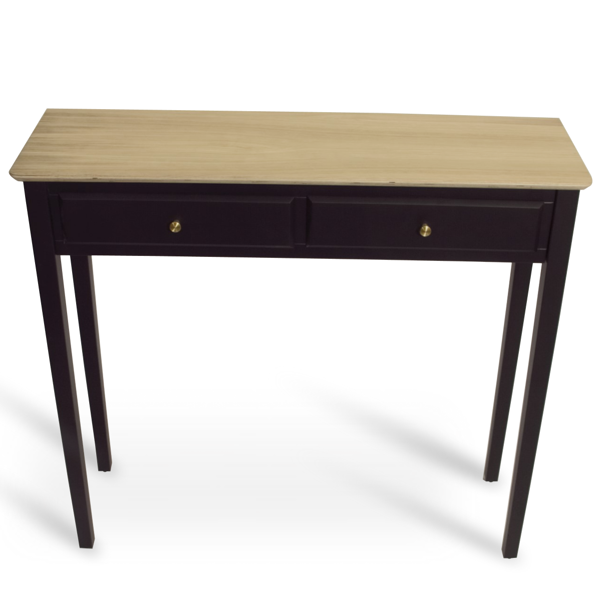 Консоль PW0042 (черный корпус, столешница дуб)