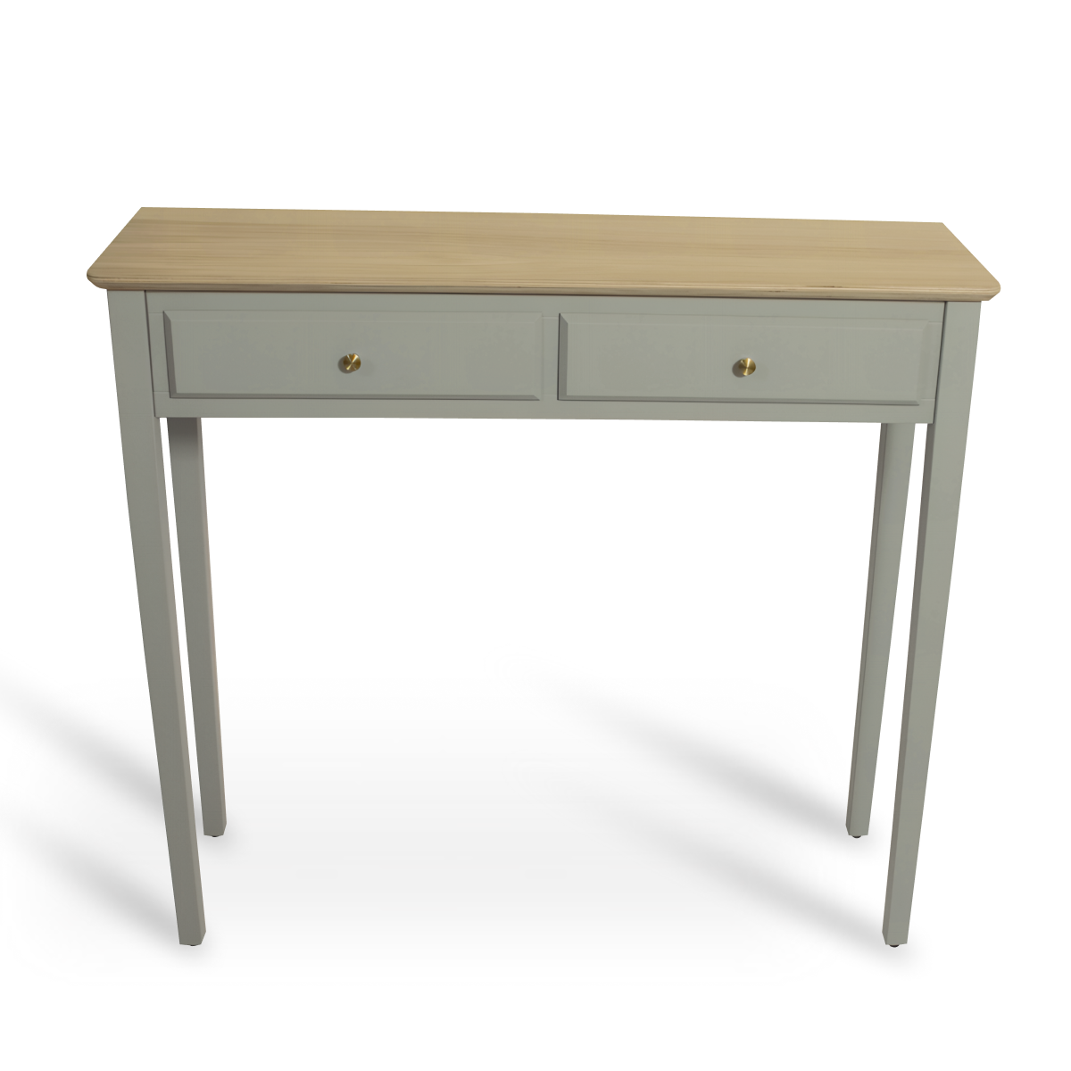 Консоль PW0042 (серый корпус, столешница дуб)
