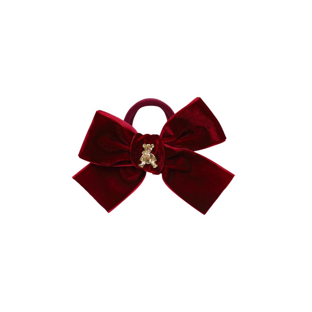 Резинка "Золотой мишка" цвет: бордовый
