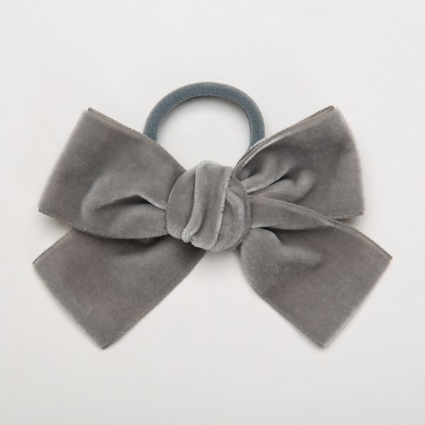 Резинка "Бантик BOW" цвет: серый