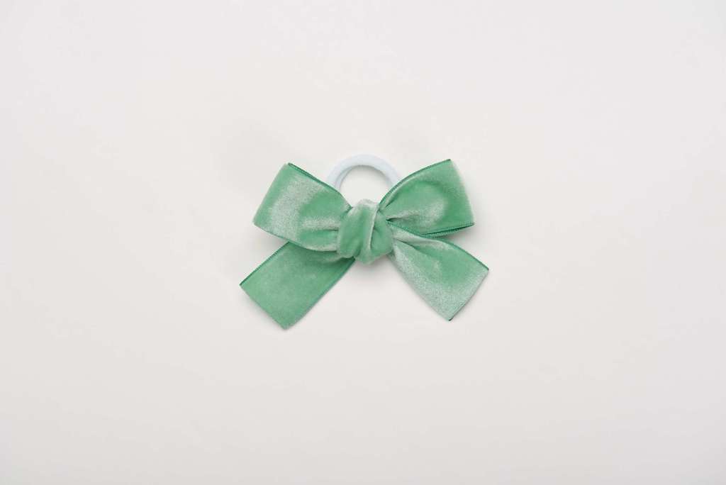 Резинка "Бантик mini" цвет: фисташковый