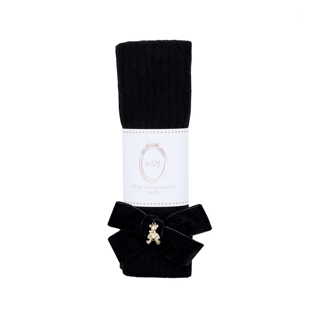 Колготки "Золотой мишка" цвет: чёрные/черный