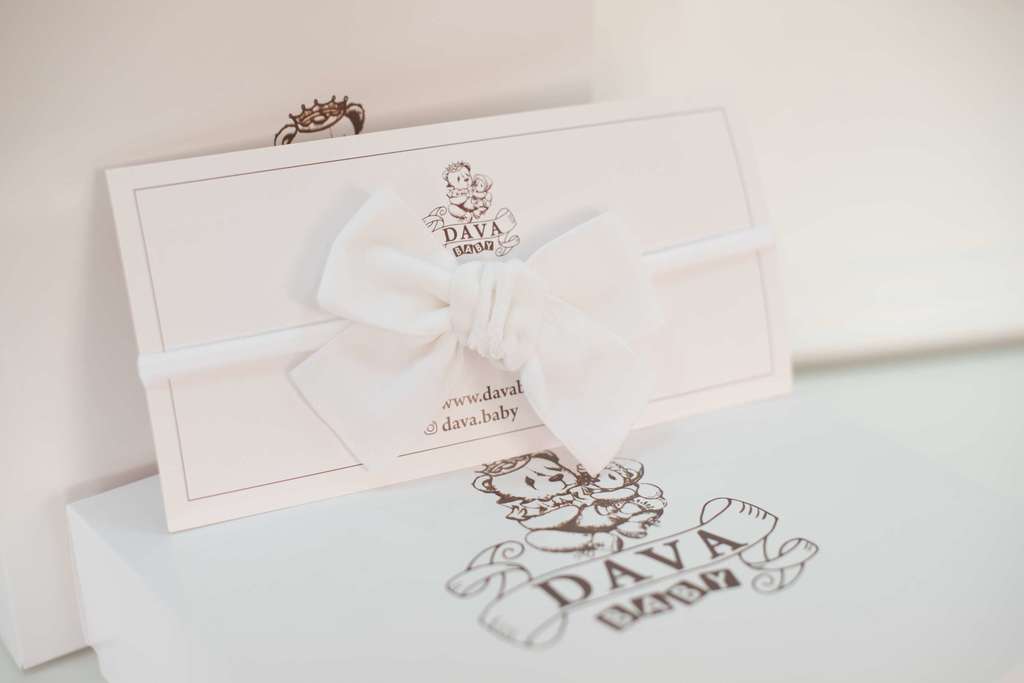 Повязка "Бантик  BOW" цвет: белый