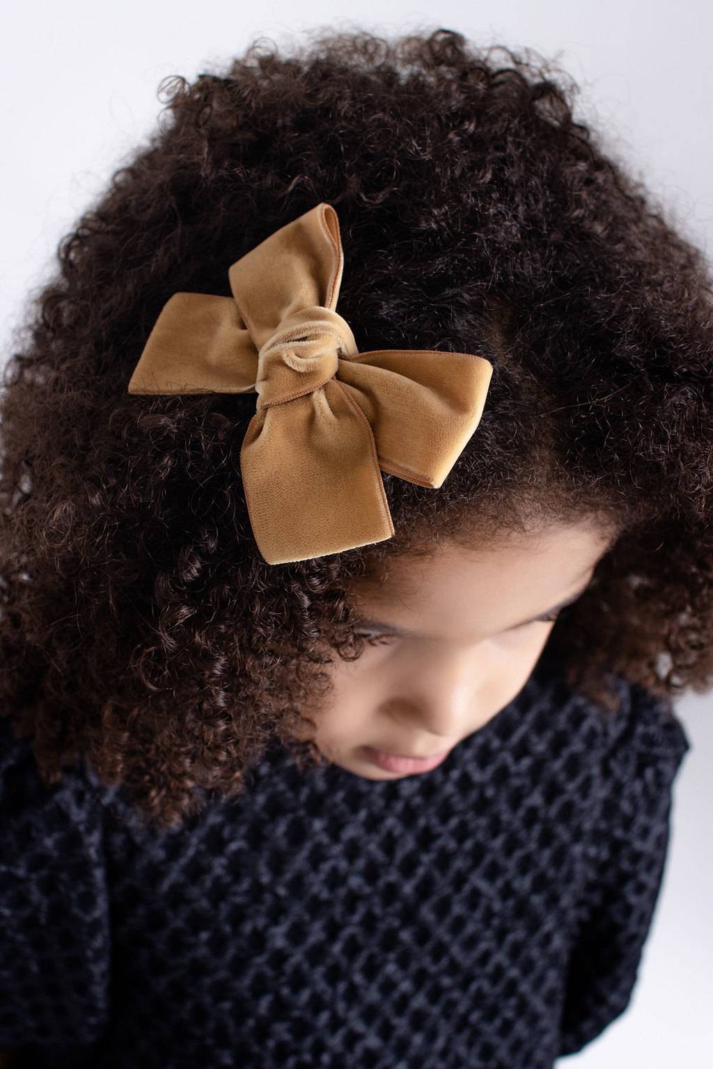 Заколка "Бантик BOW" цвет: карамель