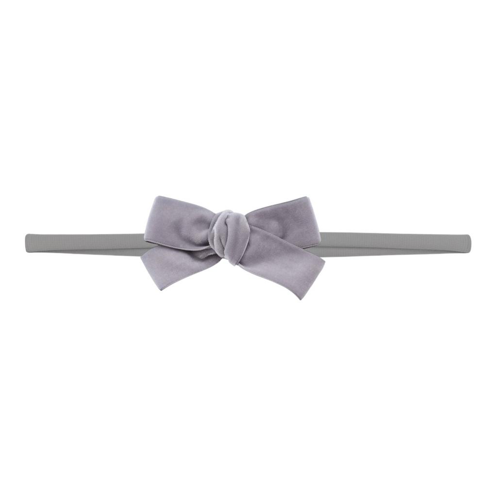 Повязка "Бантик mini" цвет: серый