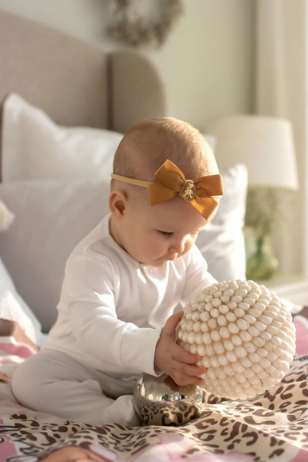 Повязка "Золотой мишка"  mini цвет: карамель