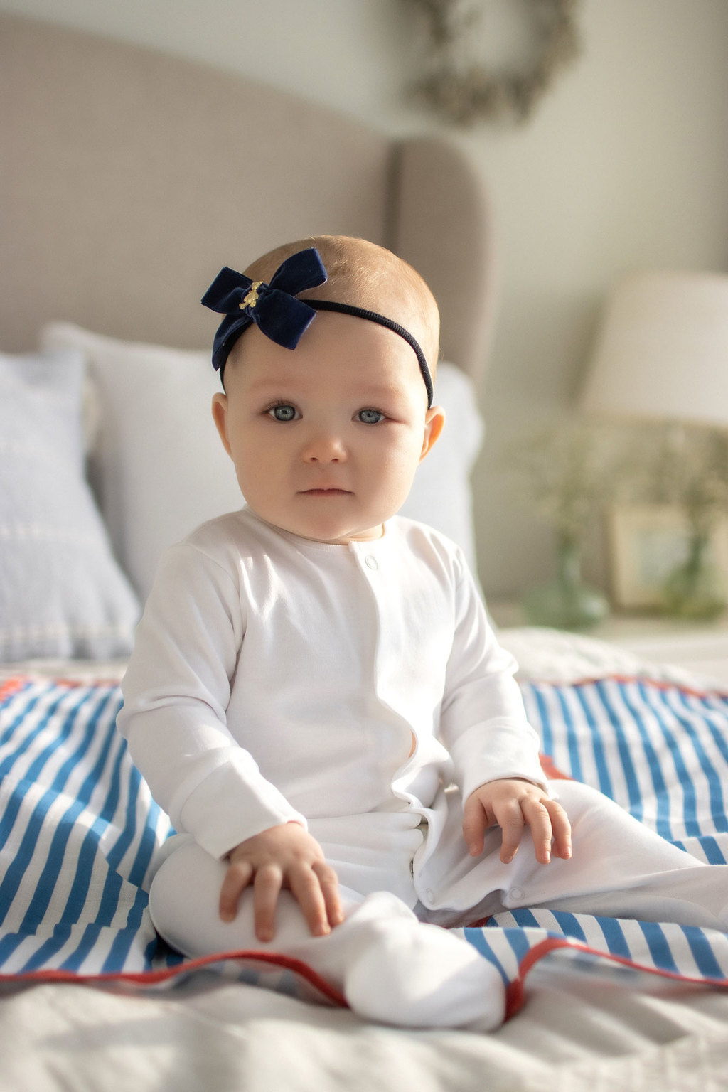 Повязка "Золотой мишка"  mini цвет: темно- синий