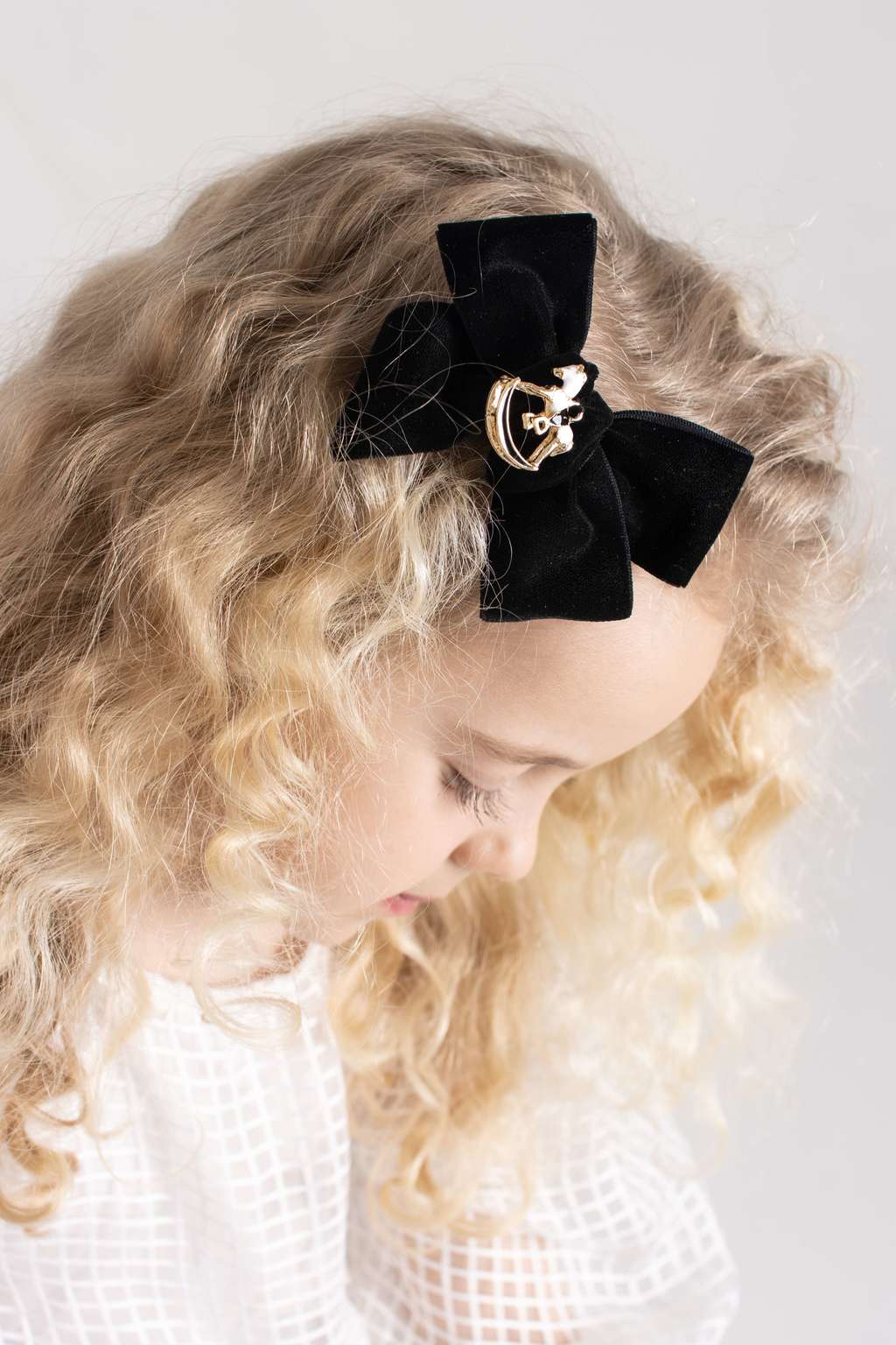 Заколка "Сказка" цвет: черный