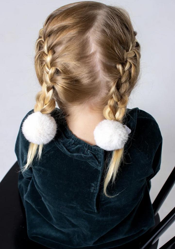 Резинка для волос "Fluffy" цвет: ваниль