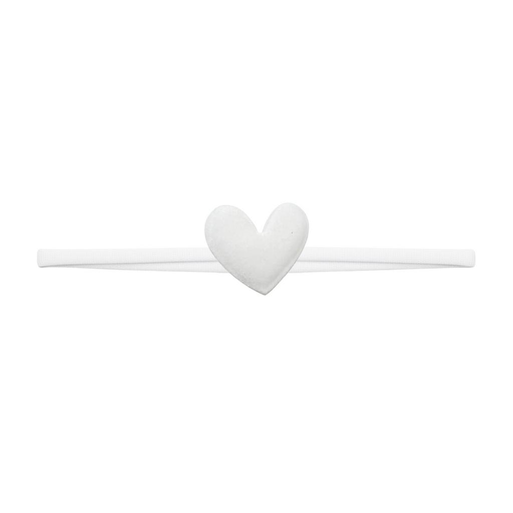 Повязка на голову "Love is" цвет: белый