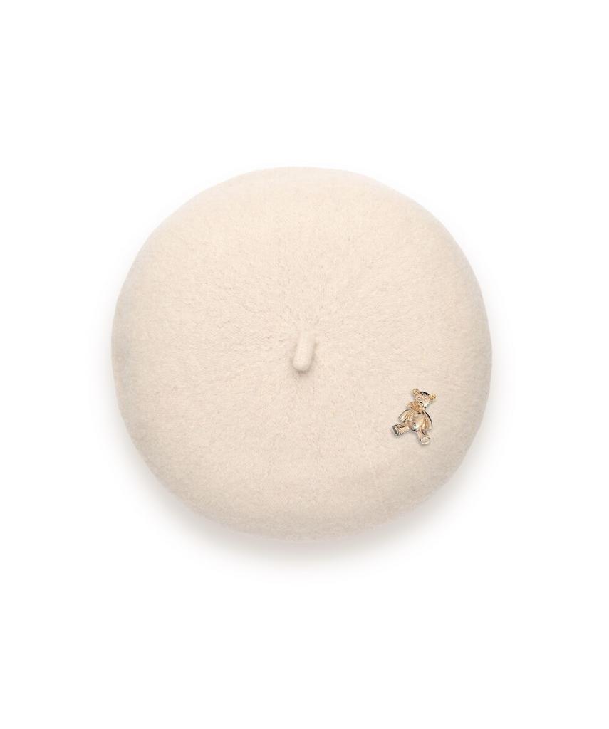 Берет "Золотой мишка" цвет: молочный