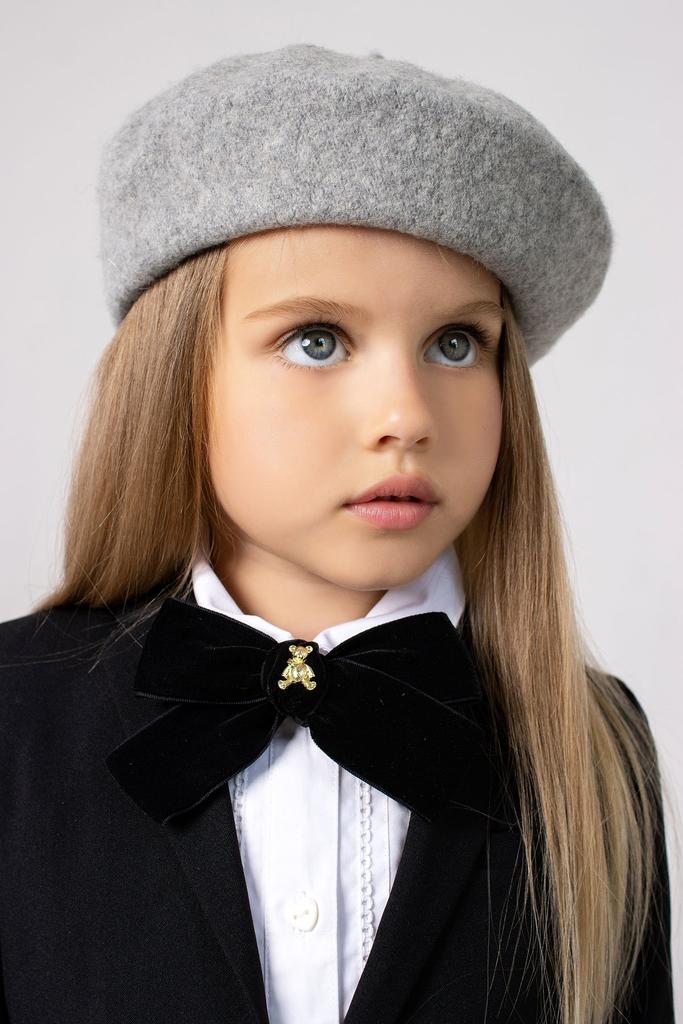 Бабочка-галстук «Золотой мишка» цвет: черный