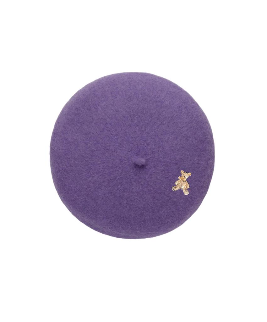 Берет "Золотой мишка" цвет: сиреневый