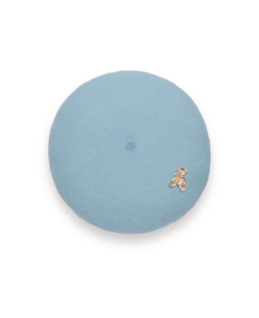 Берет "Золотой мишка" цвет: голубой