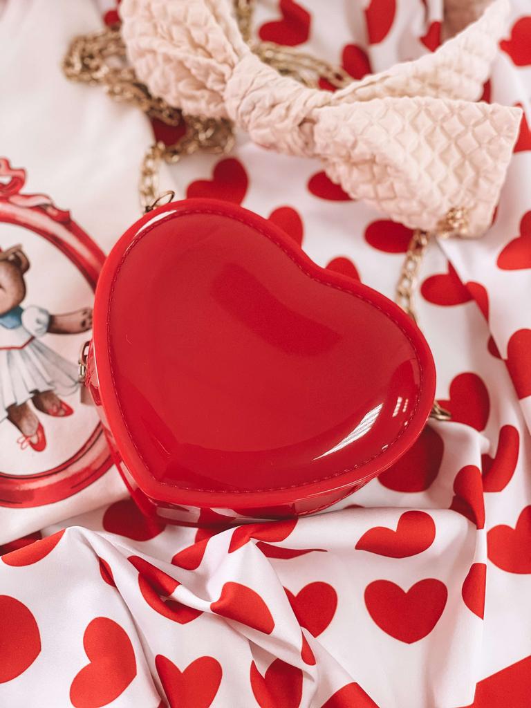 Сумка "Love is" цвет: красный