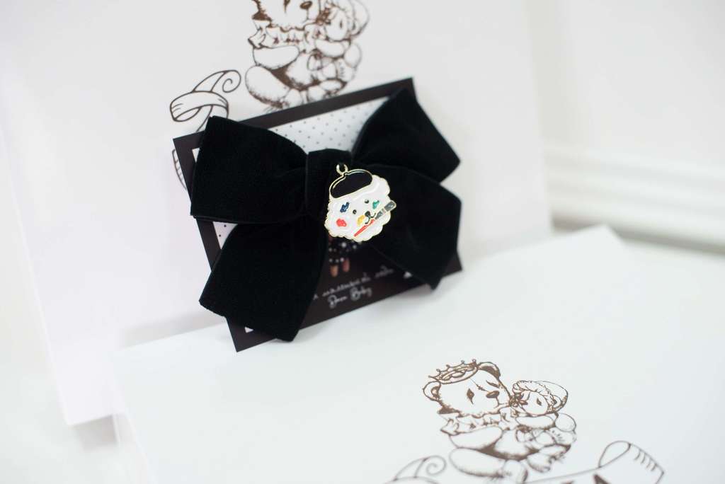 Заколка "LoveDog" цвет: черный