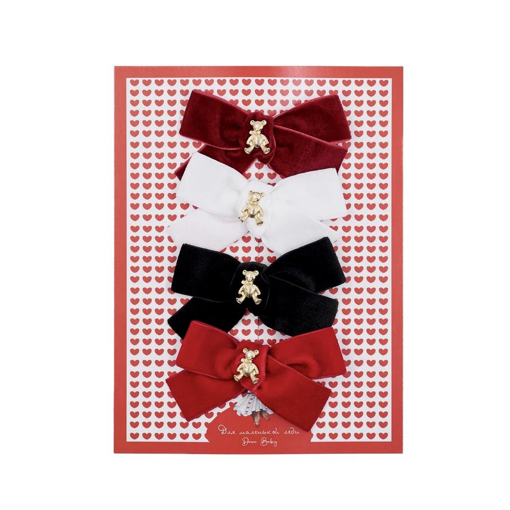 Набор заколок "Золотой мишка mini" color 03