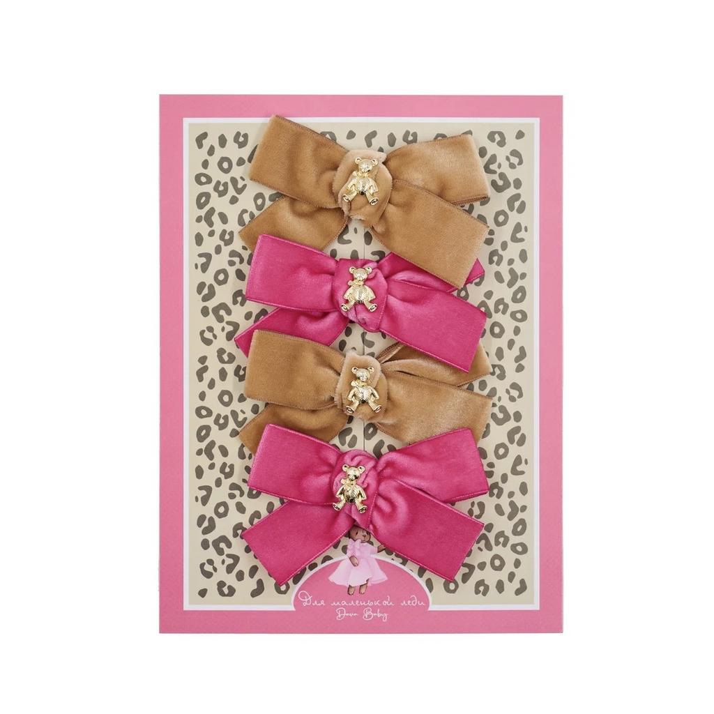 Набор заколок "Золотой мишка mini" color 05