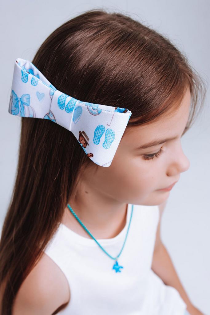 Бант на заколке "Betty/Summer" цвет: голубой