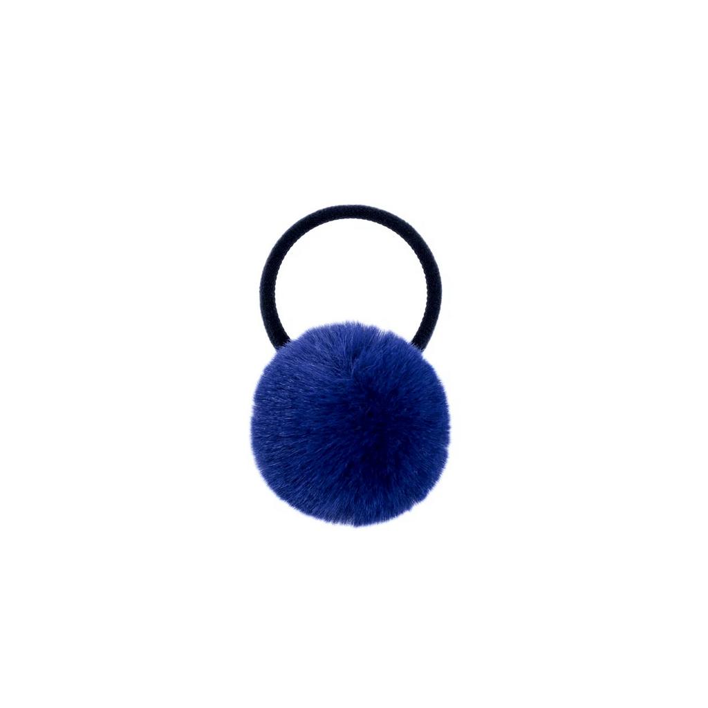 Резинка для волос "Fluffy" цвет: темно-синий