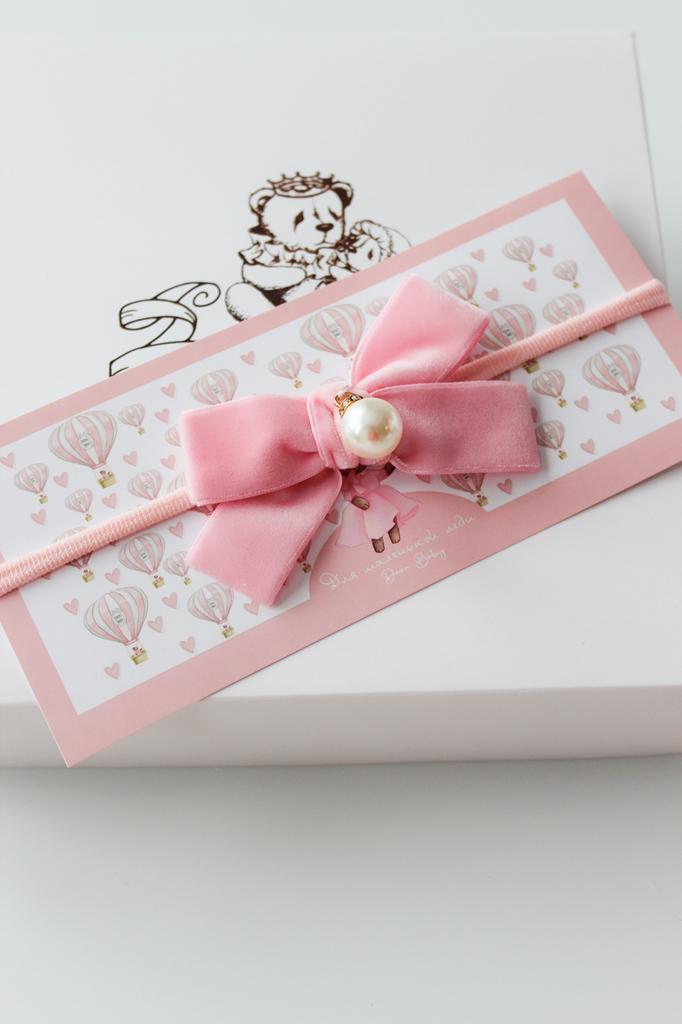 Повязка "Жемчужинка" цвет: розовый