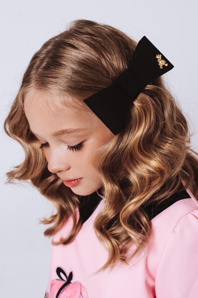 Бант на заколке "Betty/Bear" цвет: черный