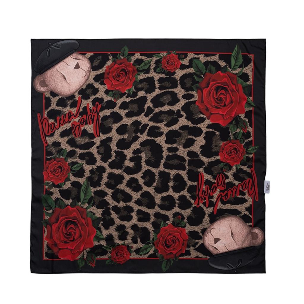 Шелковый платок Leopard Monica