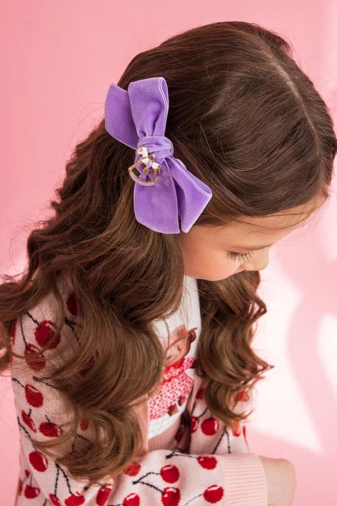 Заколка "Сказка" цвет: сиреневый