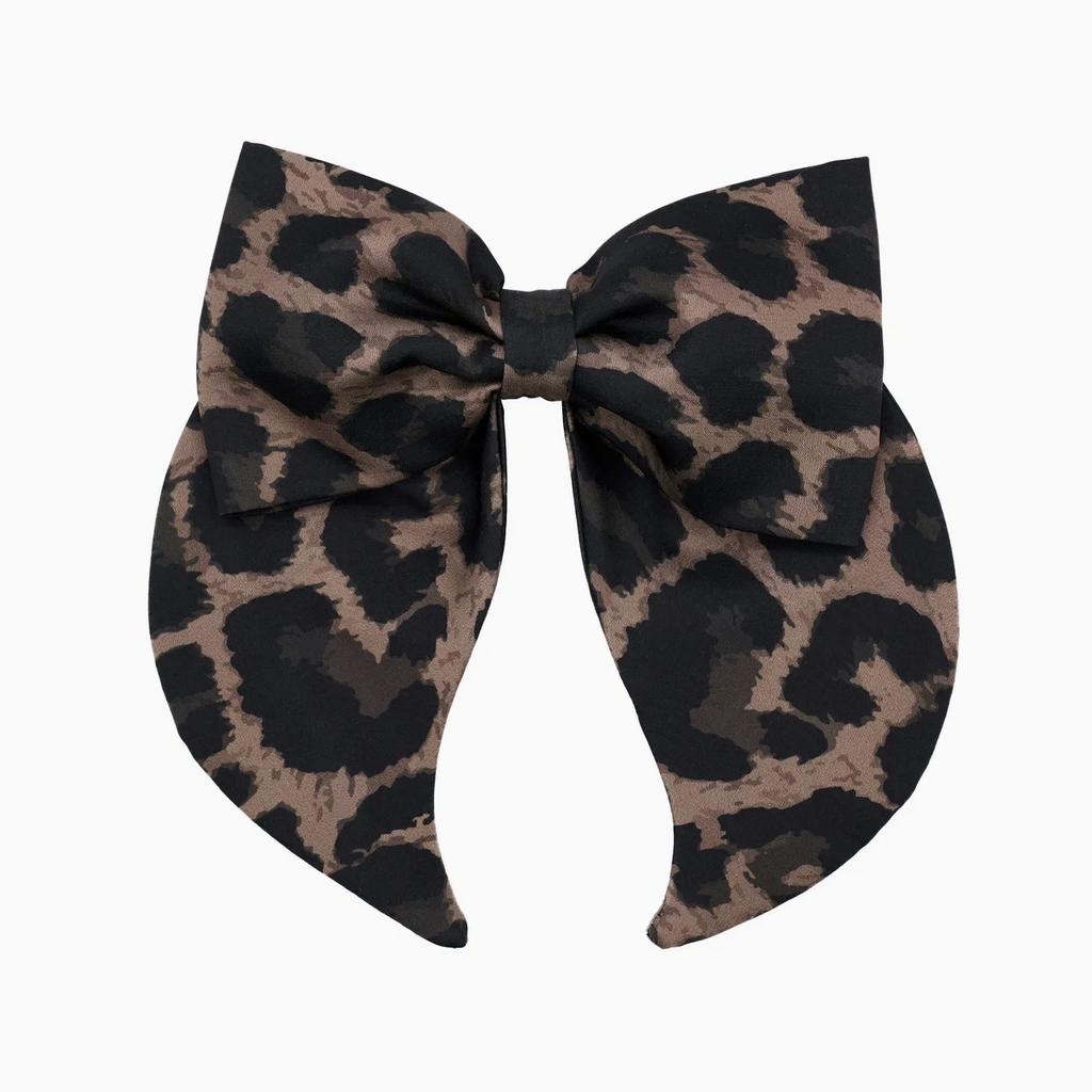 Бант на заколке «Lovely Leopard Monica»