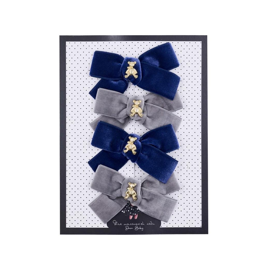 Набор заколок "Золотой мишка mini" color 15