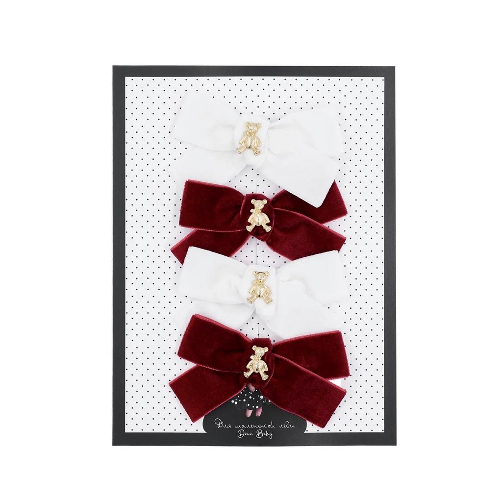 Набор заколок "Золотой мишка mini" color 19