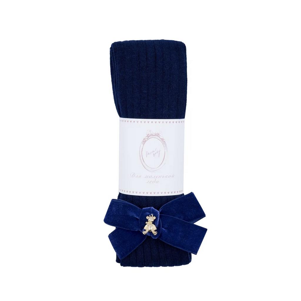 Колготки "Золотой мишка" цвет: синие/темно-синий