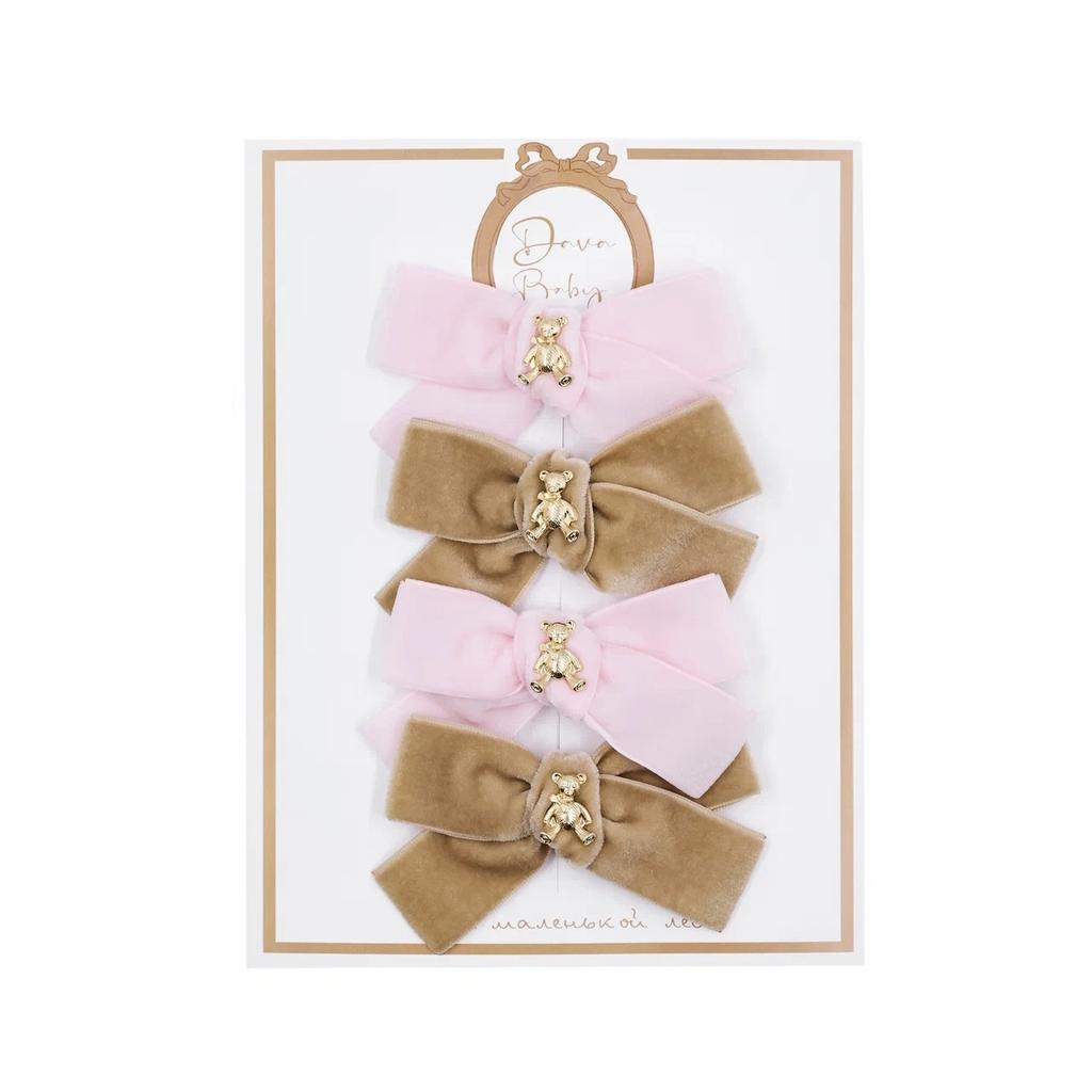 Набор заколок "Золотой мишка mini" color 22