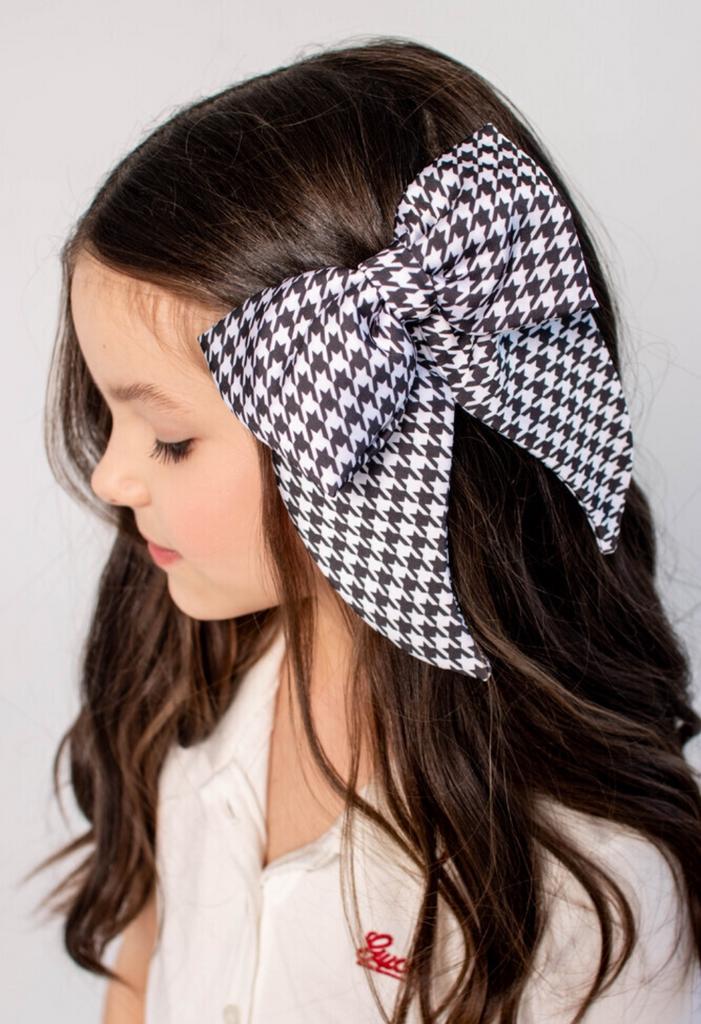 Бант на заколке "Lovely/Scotland Darli"  цвет: черный