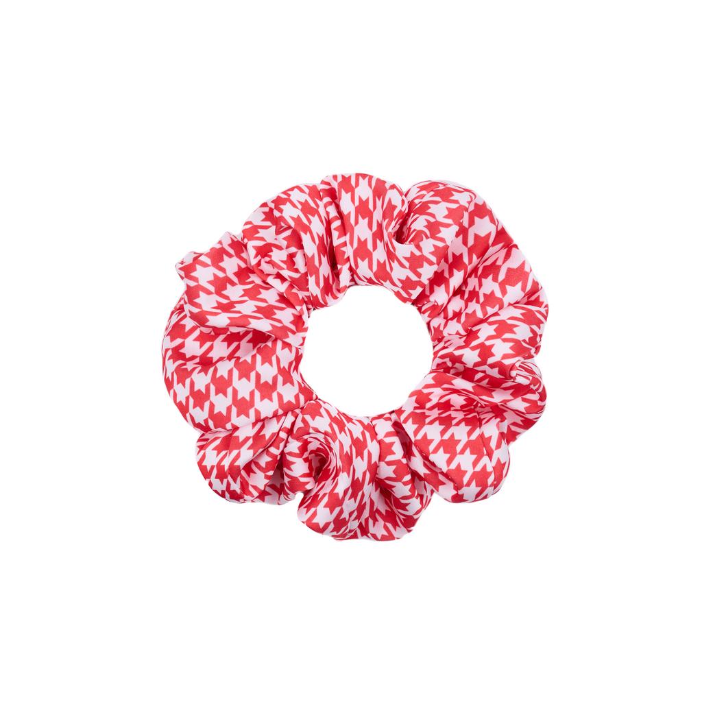 Скранч-резинка шелковая "Scotland Darli" цвет: красный