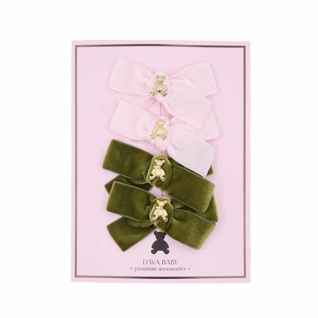 Набор заколок "Золотой мишка mini" color 14