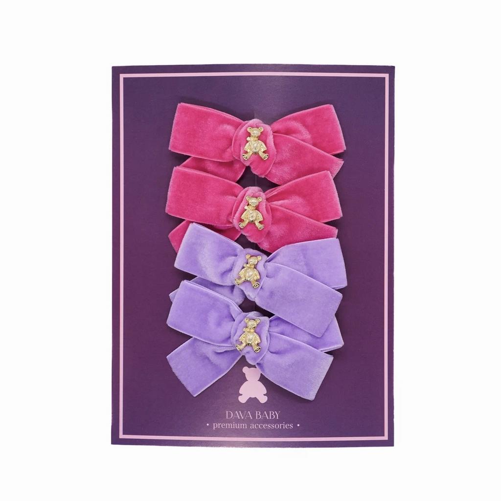 Набор заколок "Золотой мишка mini" color 23