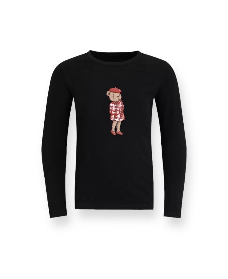 Лонгслив Darli Scotland цвет: черный/красный