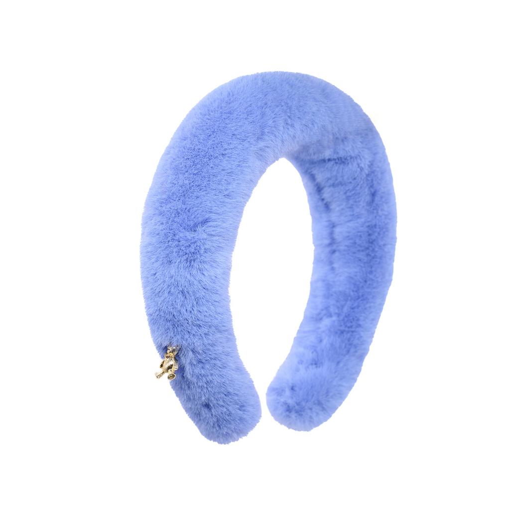 Ободок  "Fluffy" цвет: фиалковый